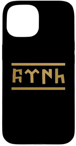 Hülle für iPhone 15 TÜRK Schrift - Bozkurt - Göktürk - Göktürkce TÜRK (türkisch)