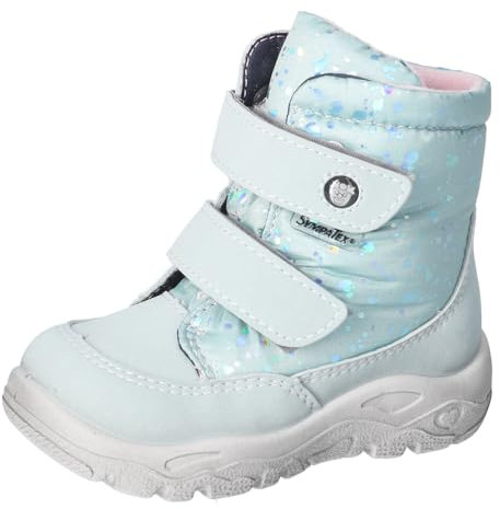 RICOSTA Mädchen Winterstiefel Madlen, Kinder Lauflernschuhe, Weite: Mittel, lose Einlage, Sympatex, Outdoor-Kinderschuhe, Stiefel, Ice (510), 23 EU