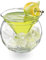 JDEFARF 2 Pièces Verre à Cocktail à Base Ronde, Verre à Martini Transparent Unique, Coupe à Whisky, Verres à Champagne, Serveur de Refroidissement à Caviar en Verre, Verrerie à Cocktail