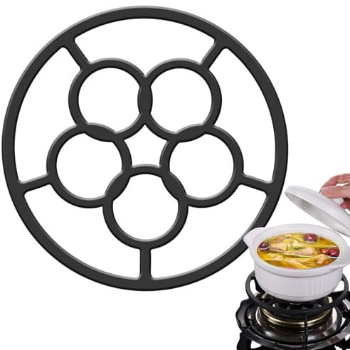 Wok-Ring für Herd – Herdhalterung, Wok-Ständer, Reduzierringhalter | Untersetzer-Verlängerung für Gasherd, rutschfester Wok-Brenner-Stützring, Gusseisen-Luftring-Reduzierer, Pfannenhalter-Ständer