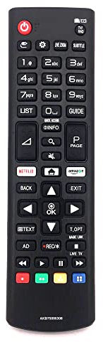 XINFUTE Nuovo ricambio AKB75095308 adatto per LG TV telecomando 43UJ6309 49UJ6309 AKB75095307