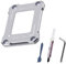 AVERZELLA Nachrüst-Set für Intel CPUs der 12. / 13. / 14. Generation, CNC-Aluminium-CPU-Schnalle, kompatibel mit LGA 1700-Sockel-Motherboards (mit 2 g 5,15 W/MK CPU Thermo) (silberfarben)