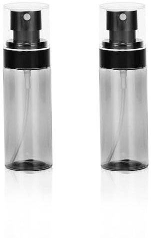 2 Stück sprühflasche klein,12.6*3.7cm,60ml Leere Sprühflasche Befüllen,Plastik Mini Sprühflaschen,Kleine Sprühflasche,Kleine Sprühflaschen Zum Befüllen,für Parfum Wasser,Reinigungsflüssigkeit,Shampoo