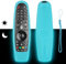 Custodia Telecomando in Silicone Compatibile Con LG AKB75855501 ANMR650A AKB75075301 ANMR600 ANMR650 ANMR18BA ANMR19BA TV Telecomando Copertura Protettiva Antiurto Con un cordino(Blu Fluorescente)