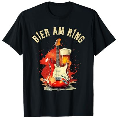 Bier am Ring lustiges Festival Rock Musik T-Shirt