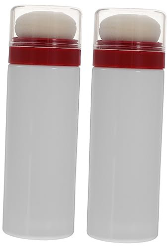 JOINPAYA Tragbare Babypuderquasten Kasten Mit Sanftem Puff Kleine Größe Robustes Material Aufbewahrungsbehälter Für Talkumpuder Für Reisen Und Babypflege