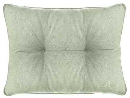 Best Wool Lounge Kissen für Rattan Gartenmöbel 60x40 cm - Loungekissen für Stuhl - Rückenlehne Rattanmöbel - Hochwertiges Polypropylen