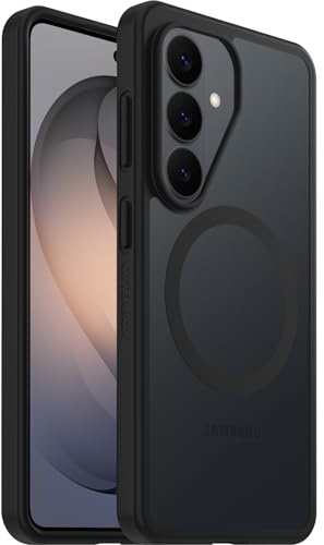 OtterBox React Magneten Hülle für Samsung Galaxy S26, Transparent/Schwarz | Stoßfest, sturzsicher, ultraschlank, Schützende Hülle, Getestet nach Militärstandard