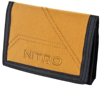 NITRO Unisex Geldbörse, Portemonnaie mit Klettverschluss, Münzbörse, Geldbeutel