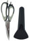 Professional Kitchen Scissors in Magnetic Holder