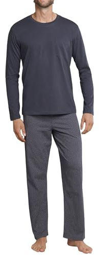 Schiesser Schlafanzug_159633, Pantaloni pigiama Uomo, Grigio (anthrazit 203), LL (Talla produttore: 106/LL)