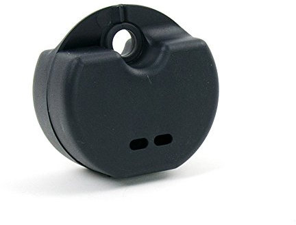 StellaPlast SP-221054 schwarze Zahnspangenbox mit Schnappverschluss für sichere Aufbewahrung von kieferorthopädischem Gerät, Aufbissschienen/Prothetik, 5,0 x 7,7 x 4,0 cm