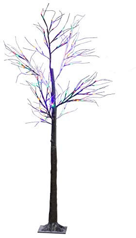 Jaymark Products Smart App Controlled Bluetooth Christmas Twig Tree (6ft/180cm Multi Colour)