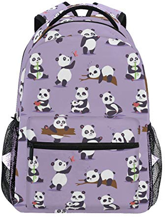 Happy Panda Schulrucksack für Jungen Mädchen Kinder Reisetasche Bookbag