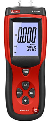 RS PRO RS-8890 Druckmessgerät 2 ±0.3%, -2 psi → 0.137 bar