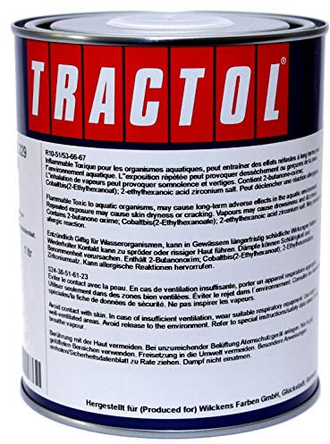 Tractol Caterpillar gelb 1 Liter Kunstharzlack Traktorlack Schlepperlack