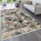 Paco Home Teppich Wohnzimmer Vintage Orient Muster Abstrakt Verschiedene Designs Farben, Grösse:120x170 cm, Farbe:Beige