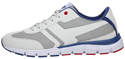Boras Fashion Sports Unisex Sneaker 'Goal' auch in Übergrößen Offwhite/Navy/red 5250-0527, Herren:48 EU