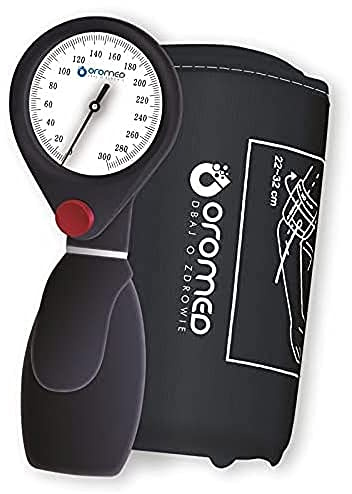 OROMED ORO-PRECISION BPM Uhr-Blutdruckmessgerät, mechanisch mit großer Skala, integrierter Pumpe und Ventil, präzise Messungen, leichte robuste Bauweise, kompatibel mit Zusatzmanschetten