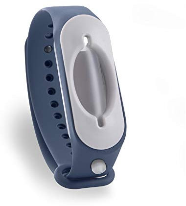 Cleanbrace Desinfektionsarmband (10er-Pack) | Mobile Handdesinfektion | Armband mit Desinfektionsmittel (Dunkelblau)