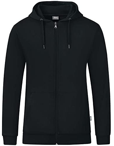 JAKO Organic Kapuzenjacke schwarz, 2XL Herren