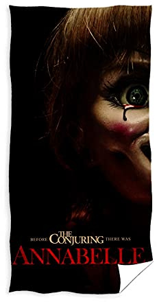 Horror Annabelle Badetuch Handtuch Strandtuch 70 x 140 cm
