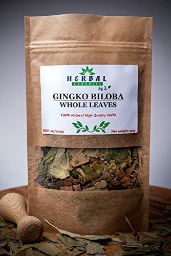 Ginkgo Biloba Tea Dried Loose Cut Leaves/Herbal Blend - Herbal Remedies by J. - Milorzab japonski
