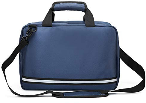 Erste-Hilfe-Kit-Tasche, multifunktionaler Rucksack für Notfallversorgung, Postproduktions-Besuchsset für Zuhause, Arbeitsplatz, Camping, Wandern (Blau)