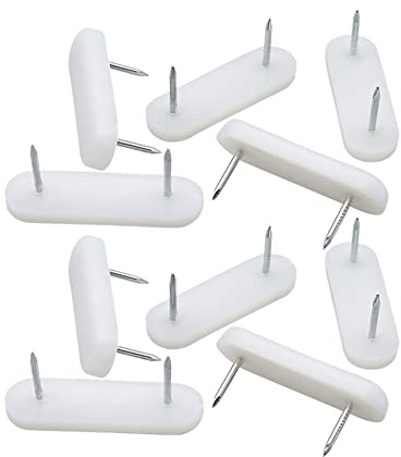 30 Stück Kunststoff-Gleitnägel, Stuhlbeingleiter, Holzstuhlbeinpolster, Tischbeinschoner, Stuhlfußgleiter, Sofafüße, Möbelbeinschoner