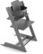 Trona Tripp Trapp de Stokke con Baby Set, Gris Tormenta - Silla ajustable y evolutiva para niños y adultos - Ergonómica & diseño atemporal