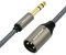 SOEYBAE 6.35mm (1/4 Inch) TRS Male to XLR Male 20M/65FT,Nylon Braid Balanced Interconnect Cord Patch Cable，for microphones, mixers, power amps