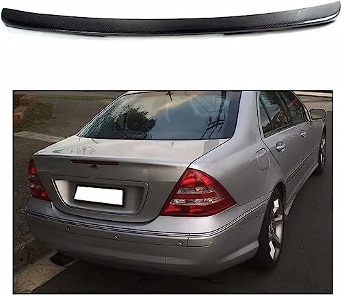 HOCAH Auto Heckspoiler für Mercedes W203 AMG Classe C Spoiler 2001-2006,Kofferraumspoiler Heckflügel Dachspoilerflügel Heckflügel Lippe, Auto Zubehör
