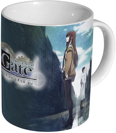 Glades Steins Gate Anime – Keramik 325 ml Tee-/Kaffeetasse