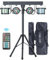 GdjRttk Derby + RGBW LED Par Faro da 60 W con treppiedi e telecomando, luce disco dmx-3/6/15CH per DJ, KTV, chiese, concerti, matrimoni, Natale