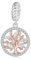Colgante de árbol de la vida, abalorio de plata de ley 925, compatible con collar de pulsera Pandora, BSC1007