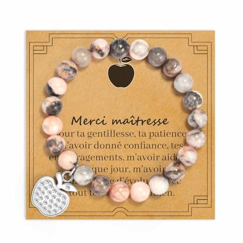 BOCHOl Bracelet Maîtresse Cadeau Professeur Fin D’Année École