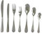 Lebrun Couverts SILLAGE 8MM - Ménagère 42 pièces en Inox 18.0 - Service de table pour 12 personnes: 12 fourchettes table,12 couteaux steak,12 cuillères table,12 cuillères à café - Marque Française