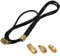 GTIWUNG Adaptateur SMA Mâle-Femelle, RG174 Câble Coaxial RF SMA 1m, Rallonge Antenne WLAN, Câble d'Extension pour Antenne Male/Femelle (50 Ohm) + 3 Pièces Adaptateurs Coaxiaux RF
