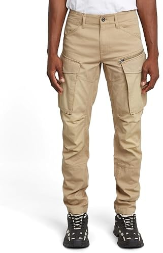 G-STAR Hombres Rovic Zip 3D Regular Tapered Pants, Marrón Lion D02190-c962-1610, 38W / 36L