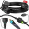 maxgo Outdoor Verlängerungskabel Außen Schuko Verlängerung Rasenmäher Kabel Stromkabel Außenbereich Extension Cable Verlaengerungskabel Garten Kabelverlängerung Elektrokabel Schukostecker, Größe:5m