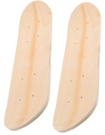 Warmhm 2 Stück Skateboard Zeichnungsgeschenke DIY Skateboard Rohling Skateboard Decks Skateboard Rohling Skateboard Teile Holz Skateboard Deck DIY Graffiti Materialien Skateboard Deck