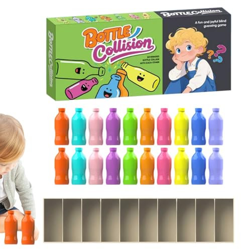 Farben Zuordnungsspiel - Buntes Getränkesortierspiel Mit Lernbrett | Frühkindliches Lernspiel Logisches Denken Puzzle für Schule Reisen Kita