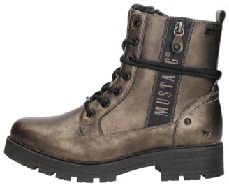 MUSTANG Veterschoenen Hoog Goudkleur