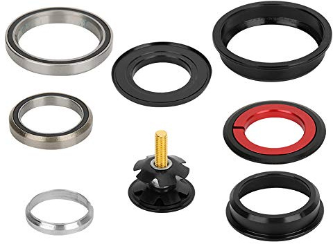 Fourche conique en alliage d'aluminium, Tube droit 44/55mm, roulement de vélo, casque, accessoire de cyclisme