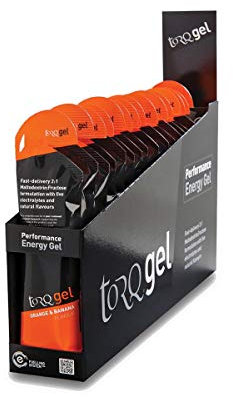 Torq Leistungs - Energie Gel - Packung mit 15 Stück (Joghurt mit schwarzen Kirschen)