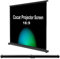 Toile Videoprojecteur, Cocar 50 Ecran Projection Portable Rétractable Pull-Out Style pour LED/LCD/DLP Projecteur Home Cinéma 3D 4K HD Film Intérieur Extérieur - 4: 3/16: 9 Compatible