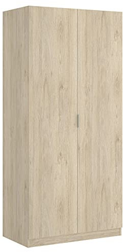DEKIT GRUPO RIMOBEL Armario ropero 2 Puertas, Madera, Natural, 81x184x52 cm