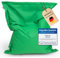 Sitzsack Beanbag rechteckige Bodenkissen 200x140cm 32 Farben Indoor Outdoor Sitzsäcke mit Füllung Riesensitzsack Kindergarten Sitzkissen Schule Bean Bag ca.480L(Apfelgrün)