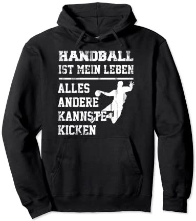 Mein Leben Handball Kleidung Handballer Geschenk Handball Pullover Hoodie