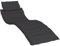 vidaXL Sonnenliege Auflage, Liegenauflage Outdoor, Polster Auflage für Gartenliege Liegestuhl, Polsterauflage, Schwarz 186x58x4cm Oxford-Gewebe